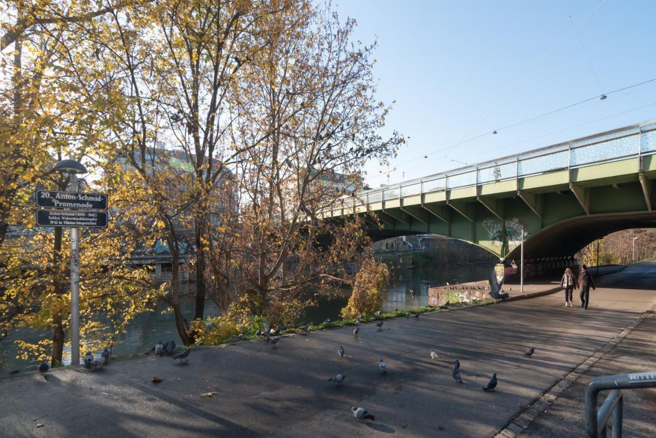 An Der Donau, 10 Minuten Ins Zentrum, Klimaanlage Bécs Kültér fotó